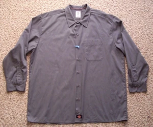 Dickies Herren Langarmhemd grau mit Tasche Größe 3XL - Bild 1 von 3