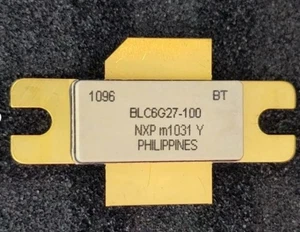 1 Pc BLC6G27-100,  934060917112 - NXP - RF Mosfet 14W 28V SOT-895A - Picture 1 of 4