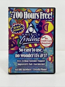 Vintage America Online AOL Version 6.0 Tropical Fish Disk, Case, Inserts 2000 - Picture 1 of 3