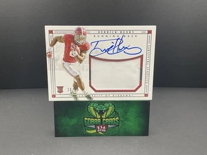 2016 Panini National Treasures Collegiate Derrick Henry #212 10/99 RC Patch Auto - Picture 1 of 2