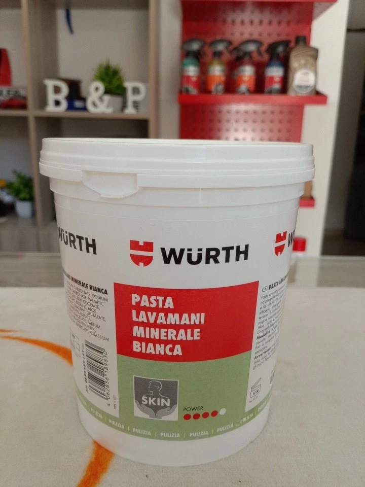 Pasta Lavamani Crema Minerale Microgranuli Bianca 1L  WÜRTH 0893955141 - Immagine 1 di 1