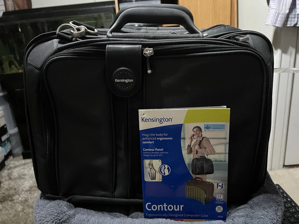 Nuevo Kensington Contour Pro xBrace 15" Laptop Notebook Estuche Bolso Nuevo con Etiquetas Foto 1 de 4