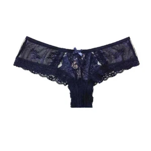 Victoria's Secret sehr sexy freches Damen-Höschen Chantilly Spitze marineblau Small - Bild 1 von 4
