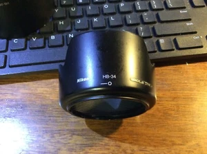  HB-34 Lens Hood for Nikon AF-S DX 55-200mm F4-5.6G ED HB34 55-200 shade  - Picture 1 of 4