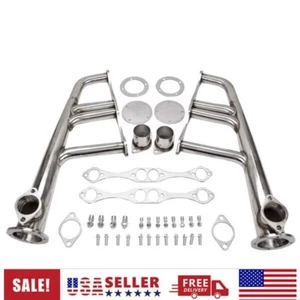 NUEVO Cabezales de colector de escape para bloque pequeño Chevy Lake Style SBC 265-400 V8 - EE. UU. - Imagen 1 de 7