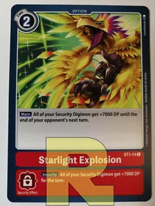 Starlight Explosion ® ST1-14 C ® Comune ® Digimon Gaia Red ® Inglese - Picture 1 of 1