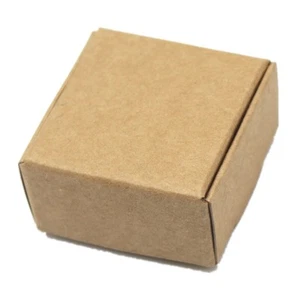 Brown Kraft Paper Packing Boxes Candy Jewelry Packaging Wedding Favors Gift Box - Picture 1 of 7
