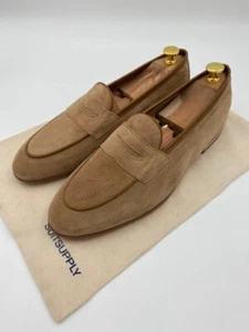 Mocasines de cuero Suitsupply gamuza cuero de becerro EU42 US9 UK8 - Imagen 1 de 16