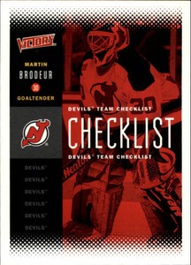 2000-01 Upper Deck Victory #134 Martin Brodeur CL