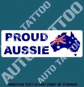 PROUD AUSSIE AUSTRALIAN DECAL STICKER PATRIOTIC AUSTRALIANA DECALS STICKERS - Bild 1 von 1