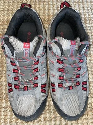 Columbia Hiking Shoes Size 4 Boy’s Athletic Sneakers Part Leather - Image 1 of 4