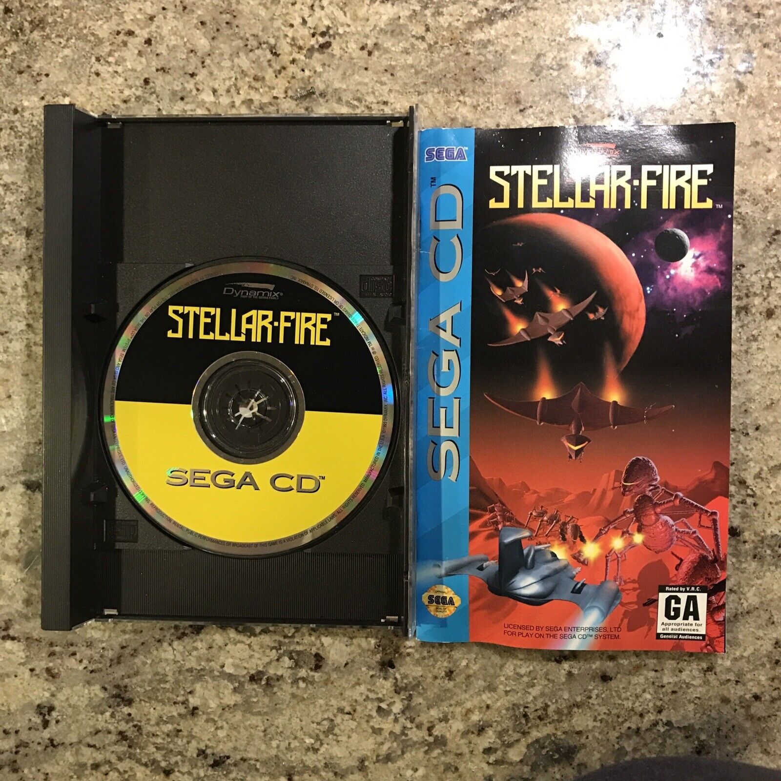 Sega CD Stellar-Fire Complete With Manual and Game Disc