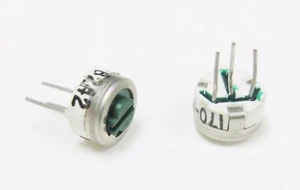 5x Decespugliatore Cermet Rotondo VRN Serie 170 .5W, 1/4" Giro Singolo +/-10% 1/2W, NOS! - Foto 1 di 1