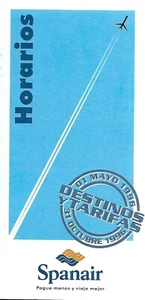 Airline Timetable - Spanair - 01/05/96 - Picture 1 of 1