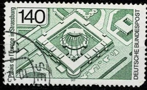 GERMANY 1977 EUROPEAN COUNCIL PALACE USED - Picture 1 of 1