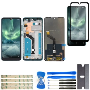 Per Nokia 7.2 TA-1196/6.2 TA-1198 TA-1200 digitalizzatore touch screen display LCD - Foto 1 di 7