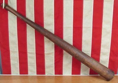 Vintage Antique Wood Baseball Bat Handmade 34" Great Shape early 1900s Folk Art - Image 1 of 4