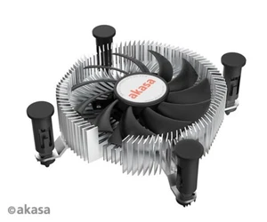 Akasa AK-CC6601EP01 CPU Cooler for mini-ITX and micro-ATX Chassis - Picture 1 of 2
