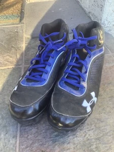 Under Armour Blue Shoes And Cleats Men’s Size 11 - Picture 1 of 13