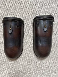 Military WWII Cavalry Pair Of Leather Pouches By Philo Of Norwich - Picture 1 of 11