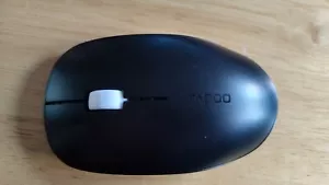 Custom Rapoo M200 Silent Black & White Multi-Mode Wireless Optical Mouse - Picture 1 of 3