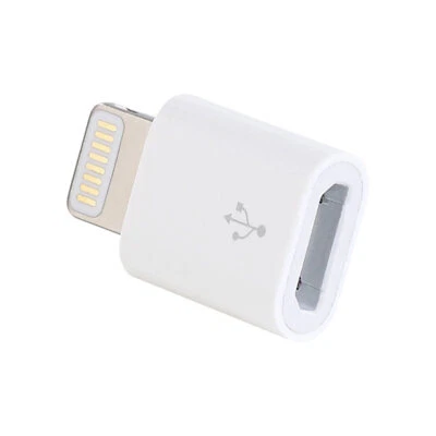 revolt Adapter Micro-USB auf 8-Pin, zum Laden von iPhone 5/6/7/8/10 u.v.m. - Bild 1 von 2