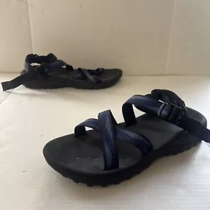 Merrell Performance Slip On Sandals Mens Sz 14 Blk Blue Water Hiking Outdoor - Picture 1 of 5