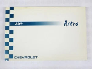 Chevrolet NEW Owner Manual Astro 2004 - Picture 1 of 7