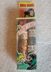 1982 Vintage Superheros Schuhschnürsenkel 40 Zoll Neu im Paket 2er-Set 2er-Packungen - Bild 1 von 2