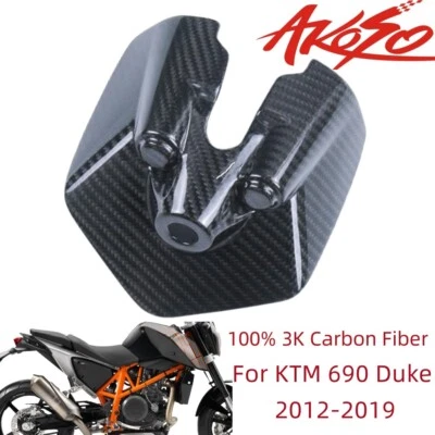 Fibra de carbono 3K Pre-Preg para KTM 690 Duke 2012-2019 cubierta de cilindro cubierta capó carenado Foto 1 de 4