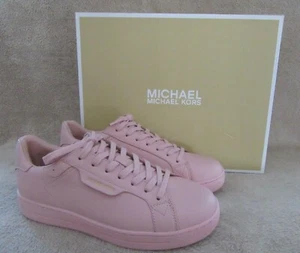 Michael Kors Keating Schnürschuhe Smokey Rose Leder Sneaker Schuhe US 8 M EU 38,5 neu mit Etikett - Bild 1 von 11