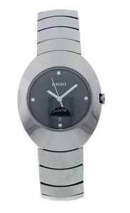 Rado Ovation 29 mm Quarz schwarzes Diamant-Zifferblatt Keramik Damenuhr R26494712 - Bild 1 von 5