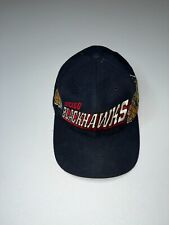 Vintage Sports Specialties Chicago Blackhawks Hat Mens Snapback Grid Wool NHL