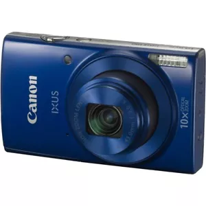 Canon ELPH 190 IS/ ixus 180/ IXY 190 Digital Camera 20.0MP 10x Optical Zoom Blue - Picture 1 of 8