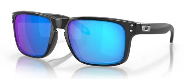 OCCHIALI DA SOLE OAKLEY mod.HOLBROOK 9102 W7 POLISHED BLACK PRIZM SAPPHIR POLAR - Immagine 1 di 1