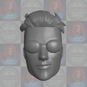 Invincible Mark Grayson custom head for Marvel Legends & other action figures - Picture 1 of 1