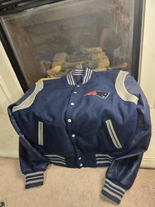 New England Patriots Super Bowl 3X Jacket Vintage 2004 Tom Brady Reversable XL - Picture 1 of 11