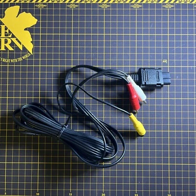 Nintendo Official OEM Video AV Composite Cable for Super SNES Gamecube N64 Used - Image 1 of 2