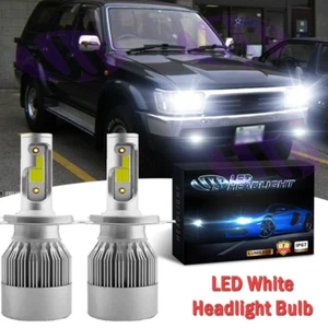 2PCS H4 LED Headlight Bulbs 6000K High - Low Beam For Toyota 4Runner 1996-2002 - Picture 1 of 11