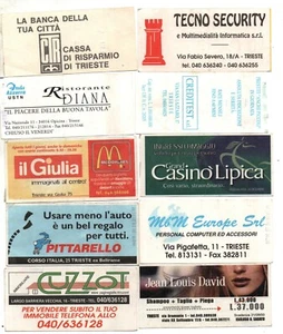 ww 23 TRIESTE - AZIENDA CONSORZIALE TRASPORTI 10 Biglietti con pubblicità ticket - Imagen 1 de 2
