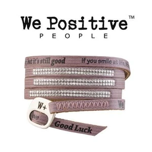 Bracciale We Positive fango Collezione Luxury Pelle Swarovski WS006 pelle - Imagen 1 de 1