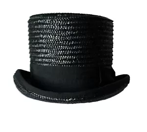 Cappello a cilindro treccia in paglia naturale - Foto 1 di 4