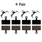 For Xt For Xtr Slx Compatible Brake Pads Resin+Metal Material (4 Pairs)