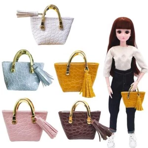 Miniature Tote Bag for 1:6 Figures, PU Leather Handbag for Women Dolls/ - Picture 1 of 18