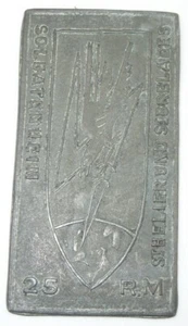 WWII German St. Helier Und St. Brelades Soldatenheim 25 Mark Coin Token - Picture 1 of 2