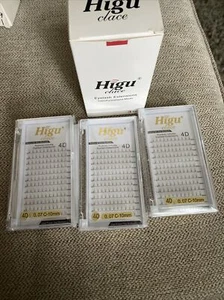 Higu Clace Russian Volume Wimpernverlängerung 0,07 C 10 10 10 4D Größen - Bild 1 von 4