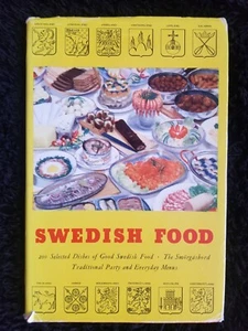 Schwedisches Essen Kochbuch 200 Rezepte Smorgasbord Vintage 1950 Ausgabe Hardcover - Bild 1 von 8
