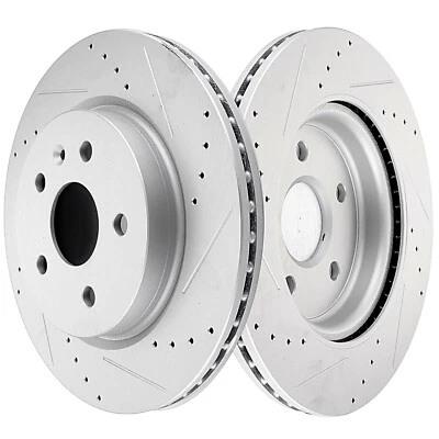 Rotores de freno de discos traseros para Chevrolet Camaro 2016-2019 y Cadillac CT6 2016-2018 Foto 1 de 4