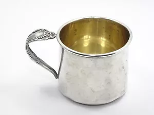 ROGERS STERLING SILVER BABY/ CHILD CHRISTENING CUP BRIDAL VEIL SPOON HANDLE 57g - Picture 1 of 12