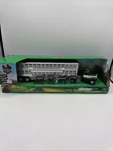 New Ray Country Life Farm Die-cast Truck Trailer w/ Cows Calves Rare HTF - Picture 1 of 11